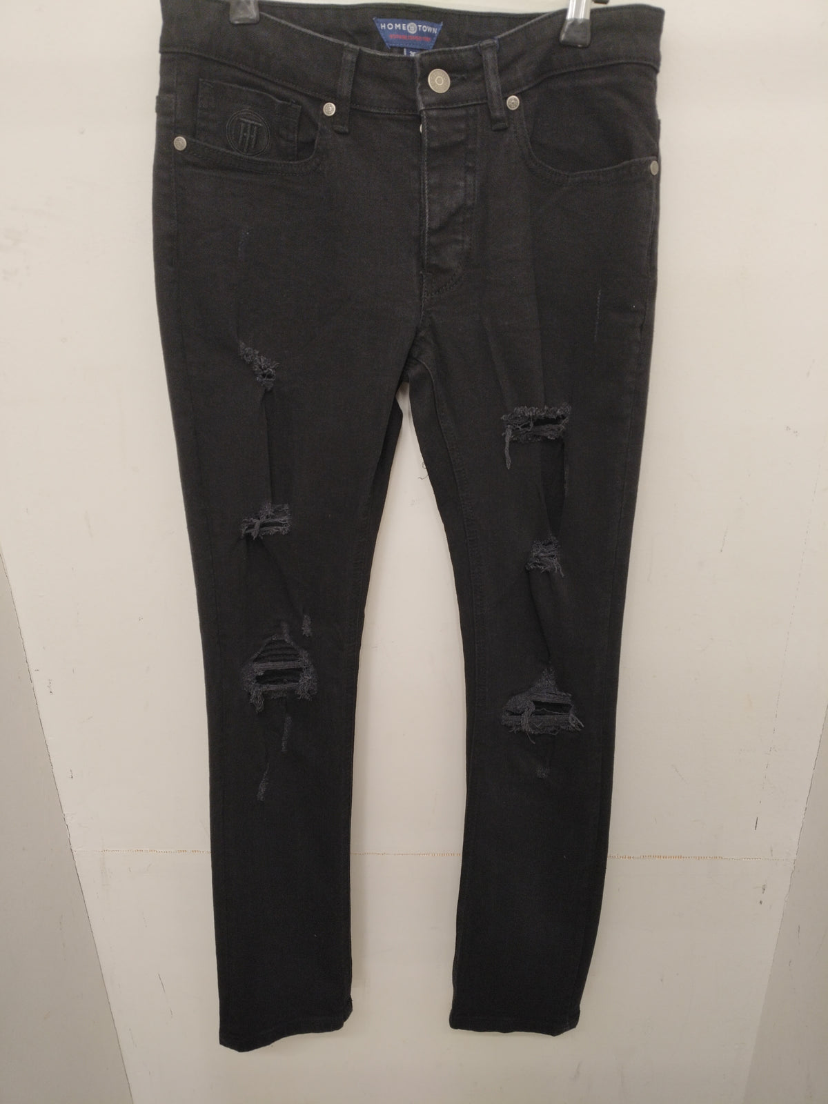 Signature Denim Rip And Repair Black Overdye