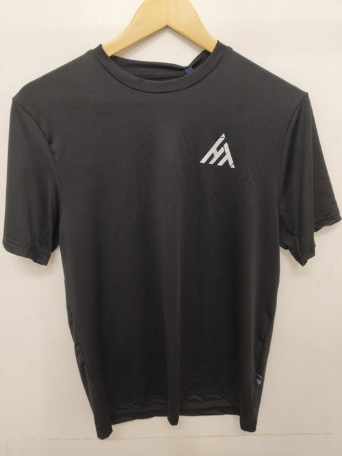 Active Tech Block T-Shirt Black Grey