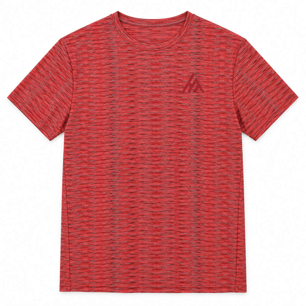 Active Tech Block T-Shirt Red